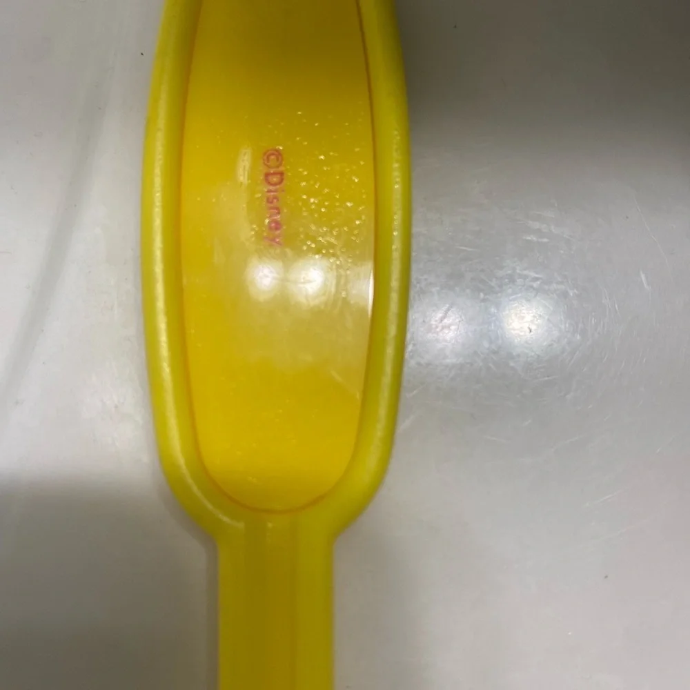 Vintage Disney Mickey Mouse Christmas Yellow Souvenir 9” Collectible Spoon